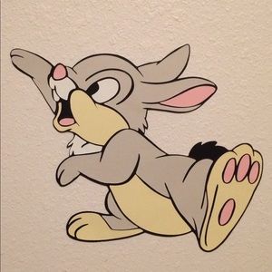 THUMPER rabbit bunny Cricut Paper Cutout Decor